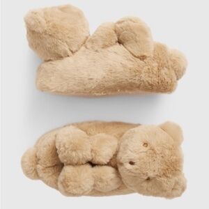 GAP Tan Polka Dot Baby Slippers